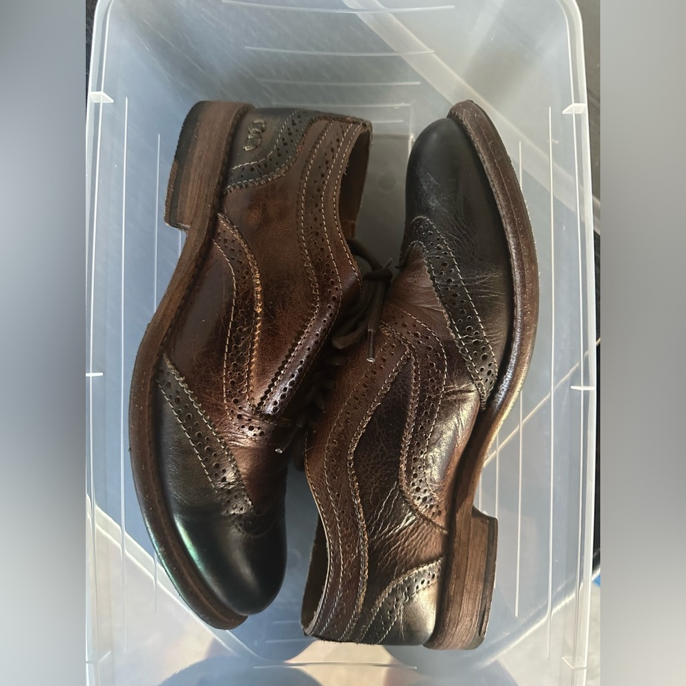 Bed Stu, Oxford, Lita, cobbler series, brown/tan, 8.5, leather